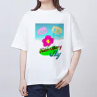 Future Starry Skyのお花と雲🌼☁ Oversized T-Shirt