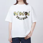 ari designのfelidae!（ネコ科！） オーバーサイズTシャツ