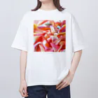 amorphousのW -えがおのしわ- シリーズ01 Oversized T-Shirt