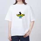 Rolling Retrieverのスケボー犬 Oversized T-Shirt