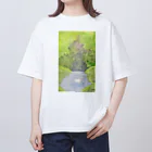 家の中の蛙 SUZURI店／森本のじっとしていたい Oversized T-Shirt