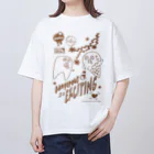 nanaqsaのあいすだいすき!(チョコ) オーバーサイズTシャツ