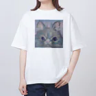 猫のきぬくんのお店のフクロウじゃないもん Oversized T-Shirt