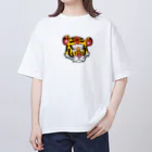 DirtyDirtyClanのポップアートサンダータイガー Oversized T-Shirt