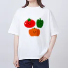 smile-factory-hirano_2023のベジタブルくん オーバーサイズTシャツ