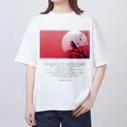 鳥救うSUZURIの『ははどり』【寄付付き商品】 オーバーサイズTシャツ