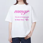 mmgrのThe best path -pink- オーバーサイズTシャツ