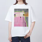 kumaku9のよあけのくまく Oversized T-Shirt