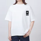 CO-ZOOの白い花 オーバーサイズTシャツ
