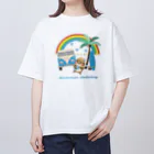 “すずめのおみせ” SUZURI店のだいきち（サマホリ）#01 オーバーサイズTシャツ