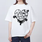 ぱにまる屋のドロドロハート Oversized T-Shirt