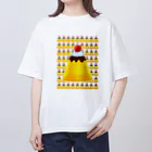 ✨🌈✨ユラクラカン🇯🇵 ✨🌈✨の🍒🍮🍒☺️🌟チェリー🍒クリーム付き🌟ビックプリン🍮🌟☺️🌟🍒🍮🍒☺️🌟 オーバーサイズTシャツ