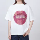 ぽんぽこあんぽんたんのLips💋 foll in love オーバーサイズTシャツ