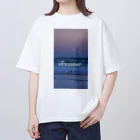 dreamaのdreama サンセット Oversized T-Shirt