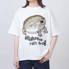 LalaHangeulのNamaqua rain frog(なまかふくらがえる) 英語バージョン オーバーサイズTシャツ