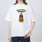 キッズモード某の噺家バーガー Oversized T-Shirt