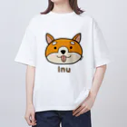 MrKShirtsのInu (犬) 色デザイン オーバーサイズTシャツ