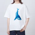 shokomumuのYAKUSHIMA ∞ ザトウクジラ オーバーサイズTシャツ