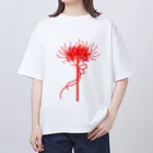 Alba spinaの彼岸花　一輪 Oversized T-Shirt