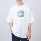 CHIMOCHIのひえひえモルモット【背面ワンポイントあり】 Oversized T-Shirt