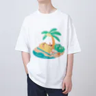 とりかえるのとりかえる　サマーなTシャツ Oversized T-Shirt