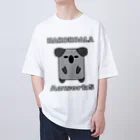 Ａ’ｚｗｏｒｋＳのハココアラ（灰） Oversized T-Shirt