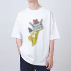 茶わん蒸しモイ子商店のおめでとBANANA Oversized T-Shirt