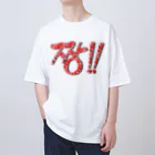 LalaHangeulの짱!!(最高‼︎) 韓国語デザイン　横長バージョン オーバーサイズTシャツ