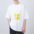 のんべぇの語り場(ダブルダッチクラブSTEPUP)のDRINKING IS MY LIFE ー酒とは命ー オーバーサイズTシャツ