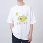 てけてけどり公式の寝てるてけてけどり Oversized T-Shirt