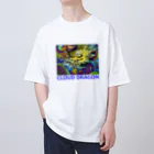 アインシュタインキャットの雲龍 Oversized T-Shirt