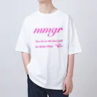 mmgrのThe best path -pink- オーバーサイズTシャツ