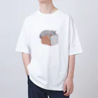 はるさめ商店のサバトラと高級食パン Oversized T-Shirt