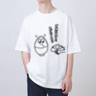 ウチのMEIGENやさんのご飯にエサをあげなくちゃ オーバーサイズTシャツ