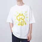 ✨🌈✨ユラクラカン🇯🇵 ✨🌈✨の🌈✨！何か閃いた猫さん！✨🌈 オーバーサイズTシャツ