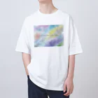 夜の闇に、色の魔法をかけながら。のEvery cloud has a silver lining. オーバーサイズTシャツ