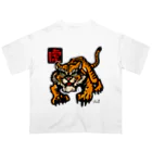 MITUBA SHOPの虎デザインB オーバーサイズTシャツ