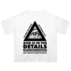 ODD WORKS STOREのGod is in the detail Oversized T-Shirt