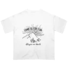 Too fool campers Shop!のSHIZENnoMORI01(黒文字) オーバーサイズTシャツ