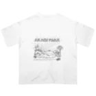 Too fool campers Shop!のAKAGI★park02(黒文字) Oversized T-Shirt