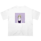 Hinanochin.shopのMs. Blonde Short Hair オーバーサイズTシャツ