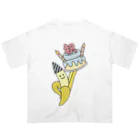 茶わん蒸しモイ子商店のおめでとBANANA Oversized T-Shirt