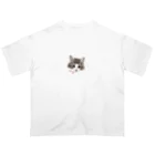 nuuko_artのねこのティナさん オーバーサイズTシャツ