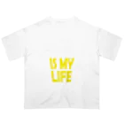 のんべぇの語り場(ダブルダッチクラブSTEPUP)のDRINKING IS MY LIFE ー酒とは命ー オーバーサイズTシャツ