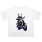 たゆたゆのバイクに乗る猫 Oversized T-Shirt