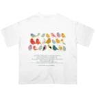 鳥救うSUZURIの『まだなまえのないことりたち』【寄付付き商品】 Oversized T-Shirt