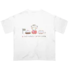 かなちのおみせ。のもるちゃんはたらくくるま。 オーバーサイズTシャツ