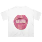 ぽんぽこあんぽんたんのLips💋 foll in love オーバーサイズTシャツ