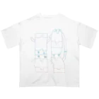 tettebolのトップルゲンガー　ミラージュ オーバーサイズTシャツ