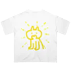 ✨🌈✨ユラクラカン🇯🇵 ✨🌈✨の🌈✨！何か閃いた猫さん！✨🌈 オーバーサイズTシャツ